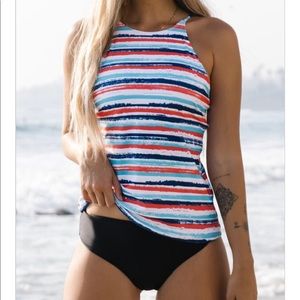 NWT Tankini with full coverage bottoms
